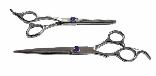 2 Pc Left Handed Anvil Purple Dial Straight and Thinner Set