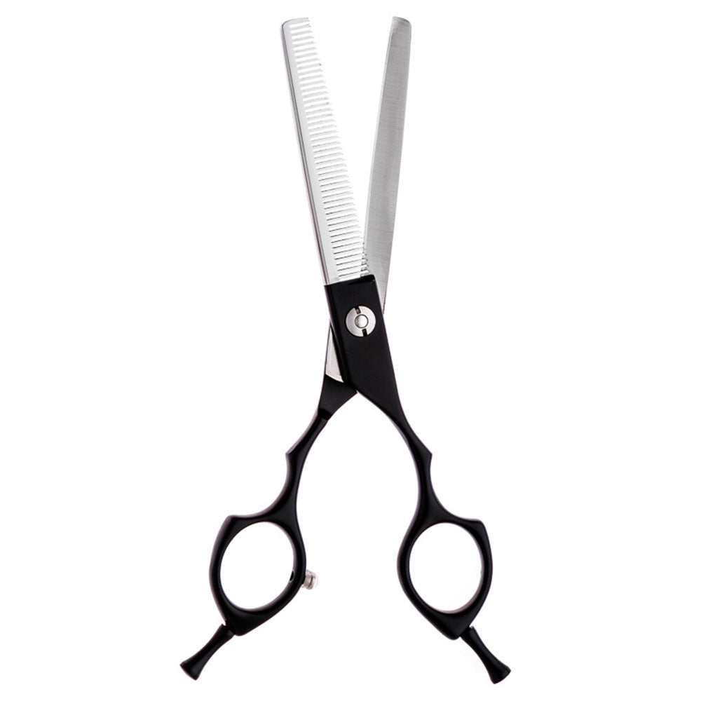 6.5" Black Asian Fusion 46 Tooth Grooming Thinners